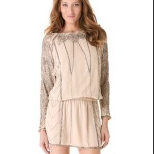 Haute Hippie Beaded Roses Dress